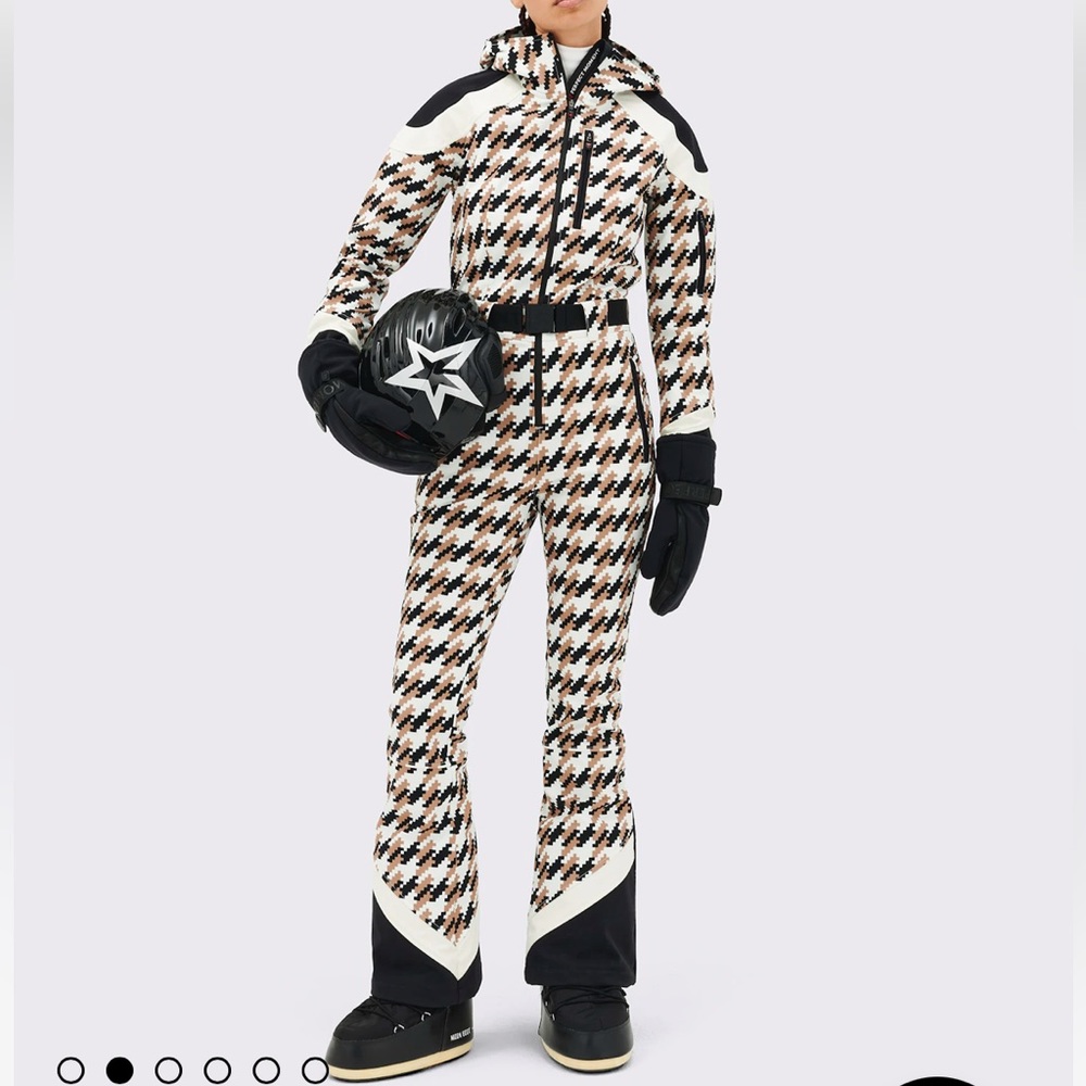 PERFECT MOMENT NWOT Allos Houndstooth Ski Suit XS